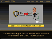 Tablet Screenshot of kieranreed.com